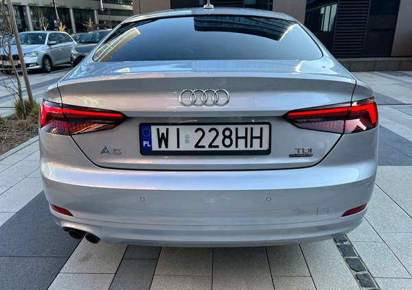 Audi A5 cena 114990 przebieg: 132000, rok produkcji 2018 z Kraków małe 596